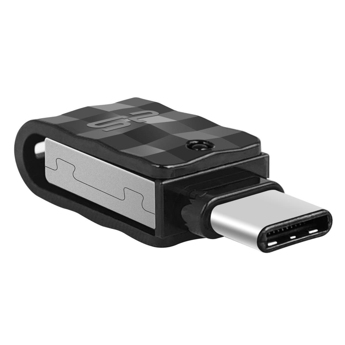 EU Product - USB-Stick 64GB USB3.2 + Typ C C31 Black thumbnail