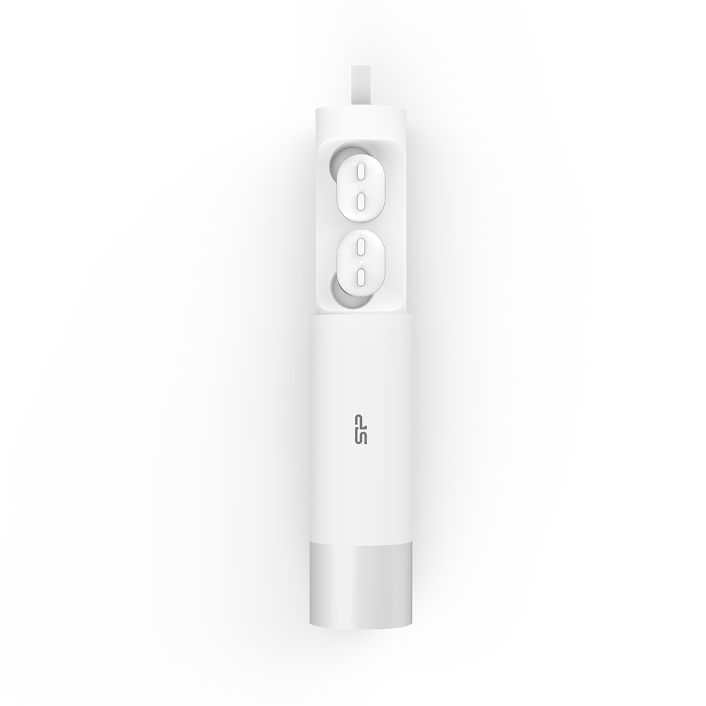Silicon Power Blast Plug BP81 Headset Wireless In-ear Calls/Music Bluetooth White thumbnail