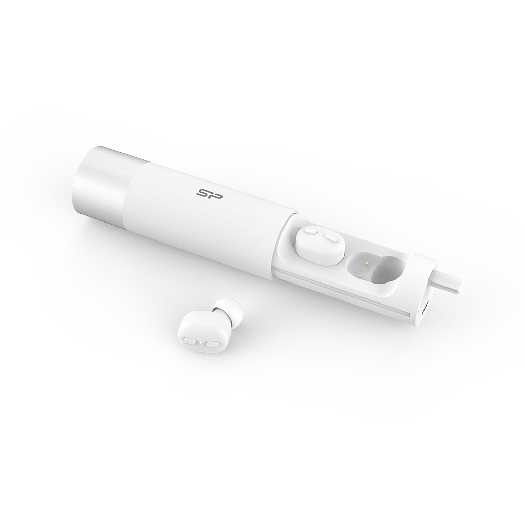 Silicon Power Blast Plug BP81 Headset Wireless In-ear Calls/Music Bluetooth White thumbnail