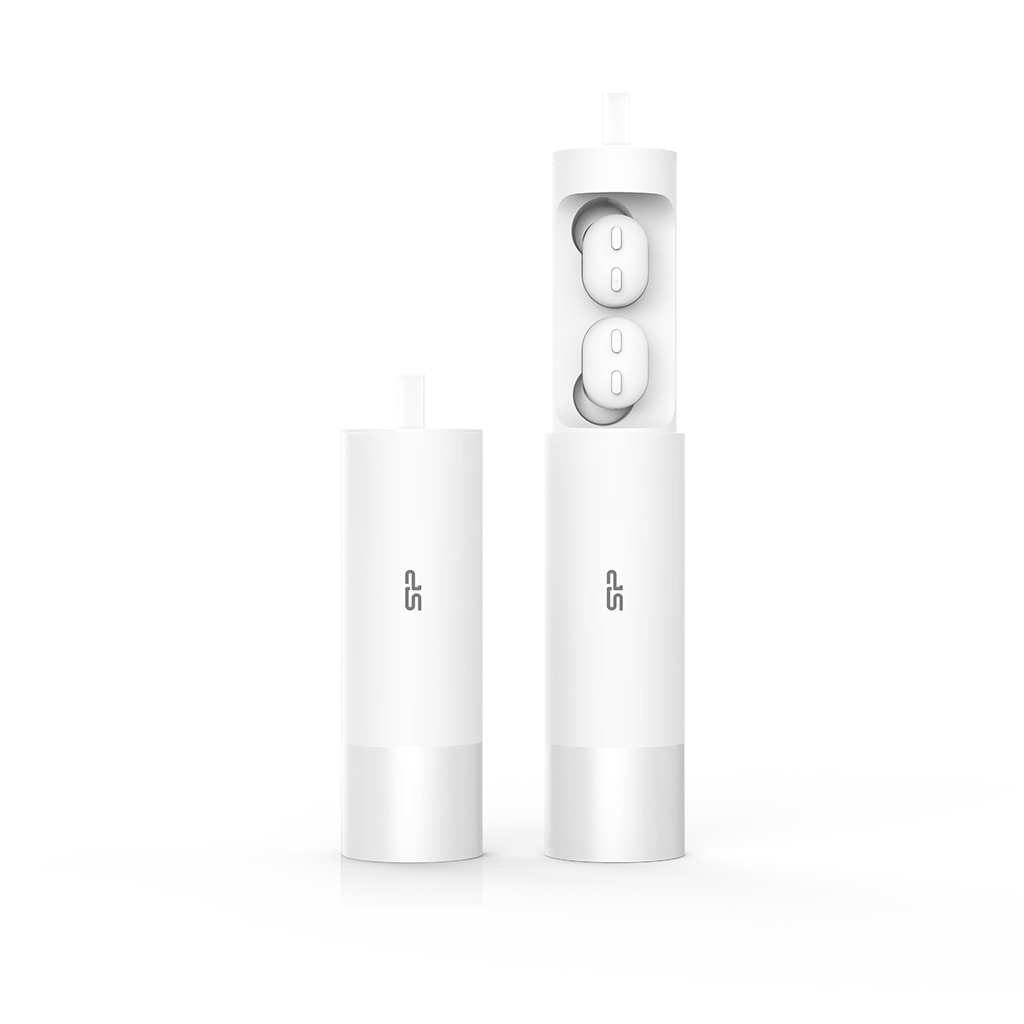 Silicon Power Blast Plug BP81 Headset Wireless In-ear Calls/Music Bluetooth White thumbnail