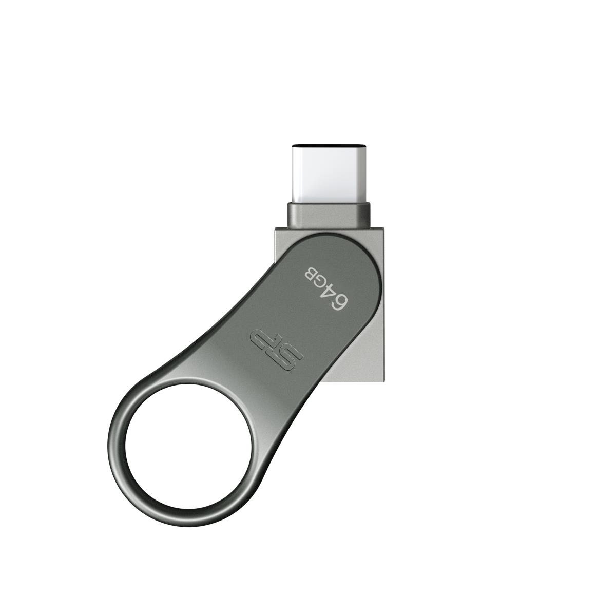 EU Product - USB-Stick 64GB USB3.0 C80 Silver Type-C Ready thumbnail