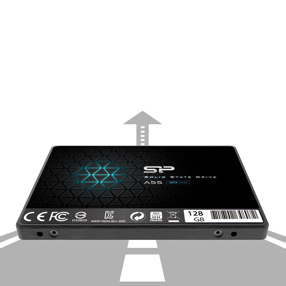 EU Product - SSD 128GB 6.3cm SATAIII A55 3D Nand TLC thumbnail