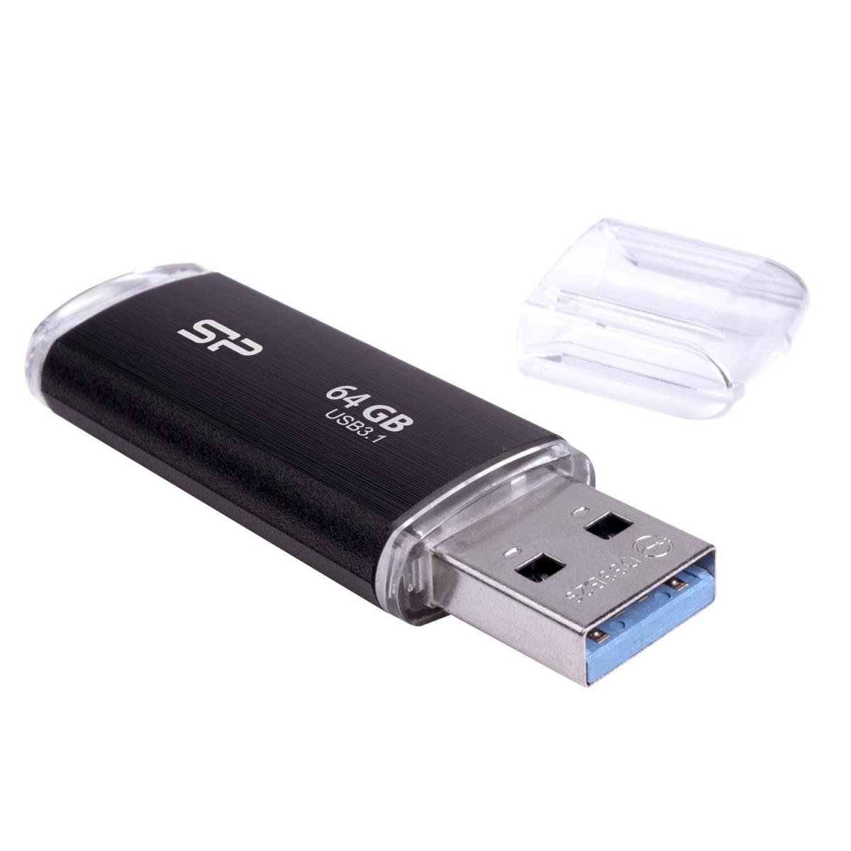 EU Product - USB-Stick 64GB USB3.2 B02 Black thumbnail