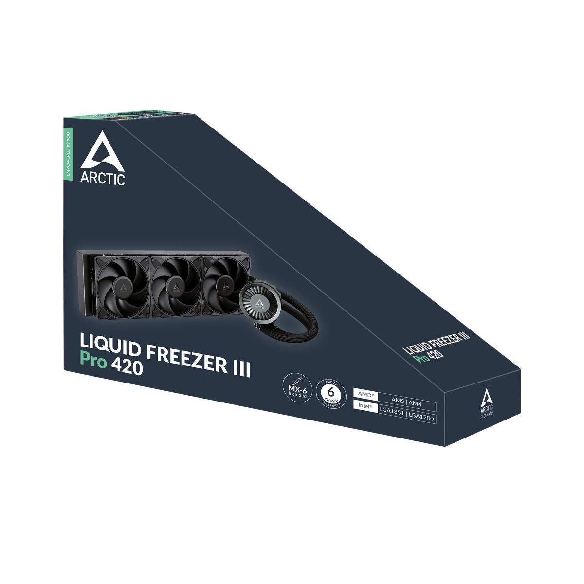 EU Product - Liquid Freezer Iii Pro 420 - Processor cooler - AMD Socket AM4 (Ryzen) thumbnail