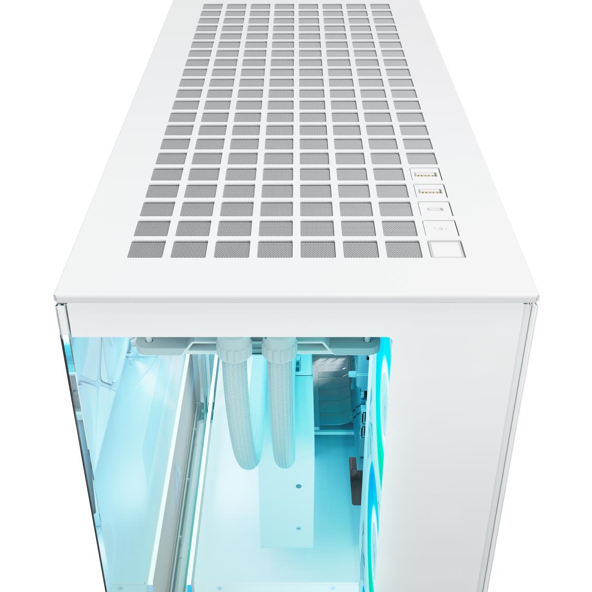 EU Product - Xtender (White) transparent window with GPU vertical mount thumbnail