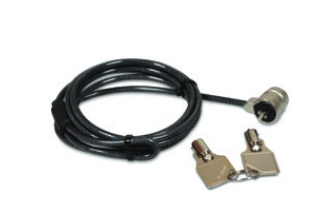 Port Connect - Master Keyed cable lock for laptop- desktop- monitor- video projector and devices with a T security slot. Provided with 2 individual unique user keys. Administrator master key opening all the series locks (separate reference). Secured and r thumbnail