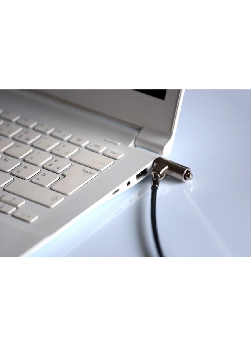 Port Nano Security cable for Ultrabook and devices with a Nano security slot; Slim size : 11mm keyed tubular barrel. Administrator / master key available separately thumbnail