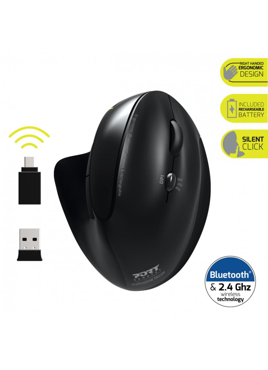 MOUSE ERGONOMIC RECHARGEABLE thumbnail