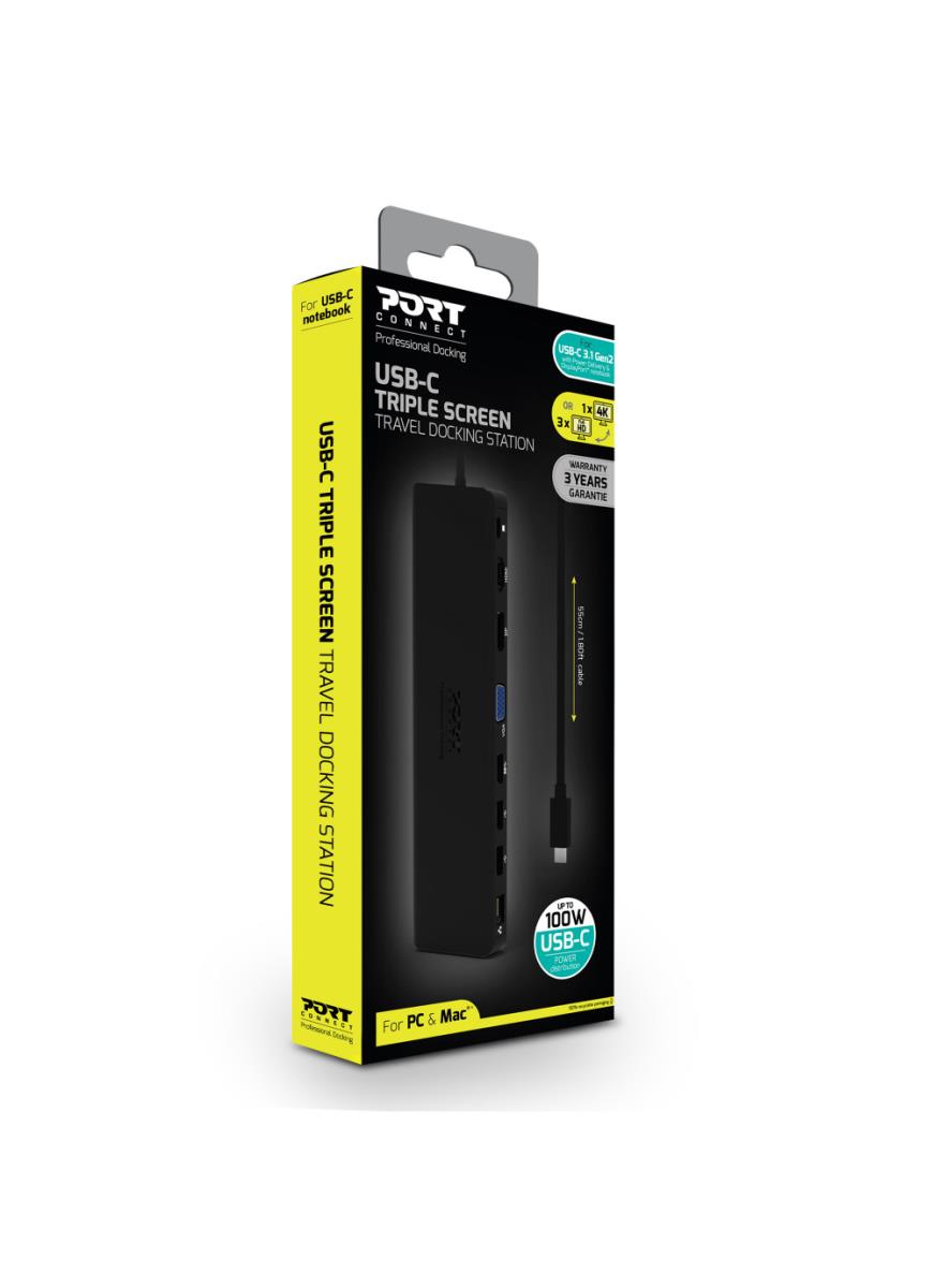 EU Product - Designs PORT connect TRAVEL 1X4K ++ - Dockingstation thumbnail