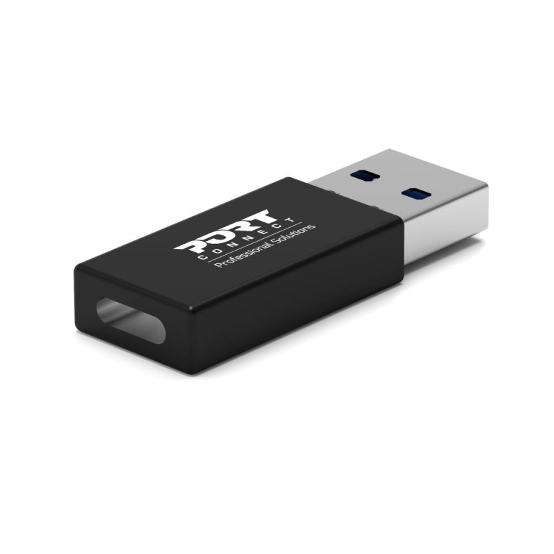 EU Product - Adapter USB-C auf USB-A 2er Pack Konverter schwarz thumbnail