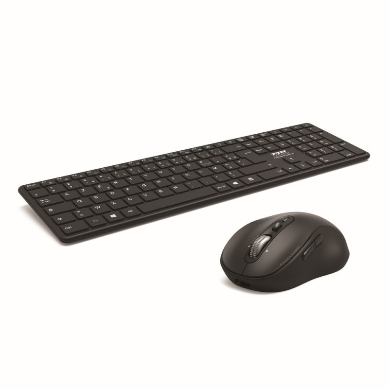 Executive Bluetooth Deskset; includes rechargeable keyboard and 6-button scroll mouse. The mouse includes vertical and horizontal scrolling; FreeWheelTM technology for ultra-fast and high-precision scrolling and adjustable 1000; 1600; 2400;3200 DPI settin thumbnail