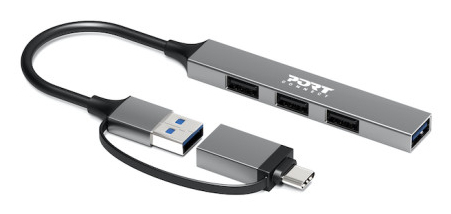 HUB USB 4 PORTS SLIM COMBO FOR thumbnail