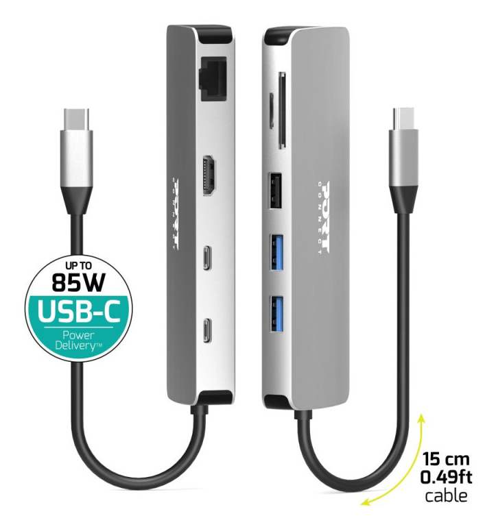 900164 PORT DESIGN 4K  USB-C 9 IN 1 DOCKING STATION thumbnail
