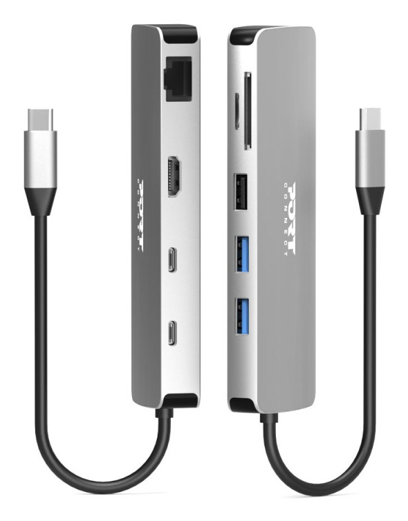 900164 PORT DESIGN 4K  USB-C 9 IN 1 DOCKING STATION thumbnail