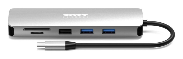900164 PORT DESIGN 4K  USB-C 9 IN 1 DOCKING STATION thumbnail