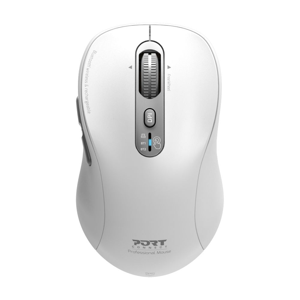 (New) Port Design - White FreeWheel BLUETOOTH & WIRELESS & RECHARGEABLE EXPERT MOUSE 900707CW thumbnail