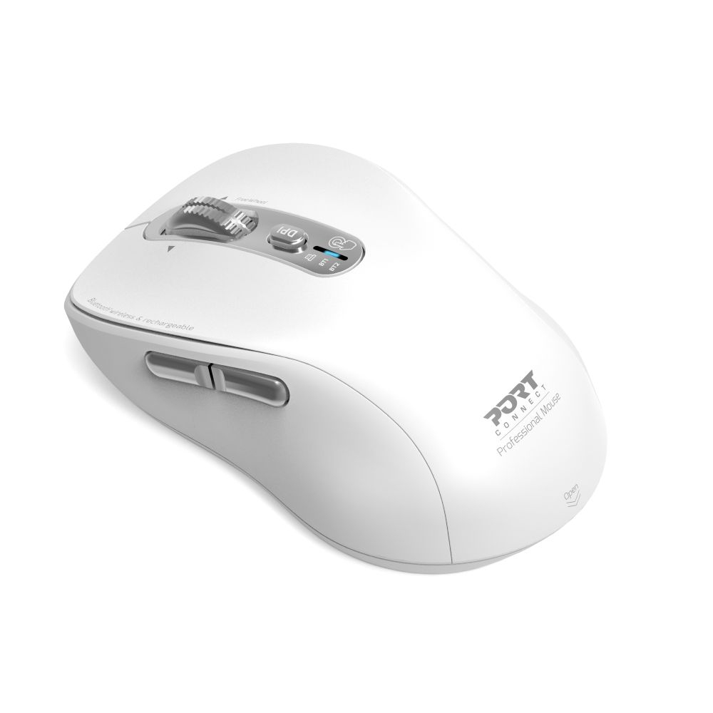 (New) Port Design - White FreeWheel BLUETOOTH & WIRELESS & RECHARGEABLE EXPERT MOUSE 900707CW thumbnail