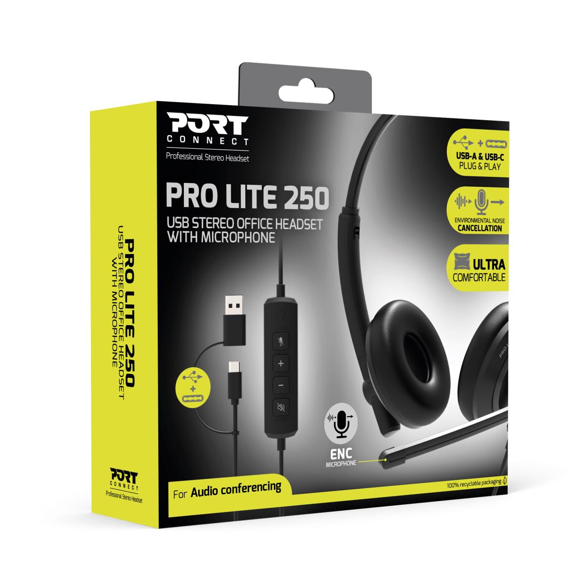 STEREO HEADSET WIRED USB OFFICE thumbnail