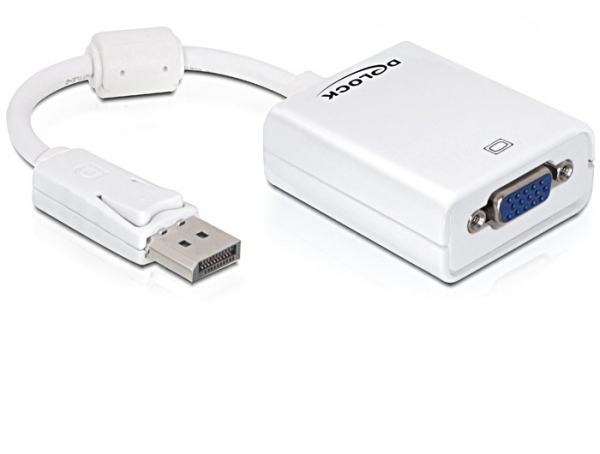 EU Product - Displayport Adapter DP -> D-Sub15 St/Bu wei� thumbnail