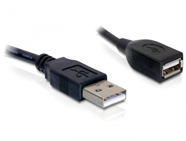 EU Product - USB Verl. A -> A St/Bu 0.15m sw thumbnail