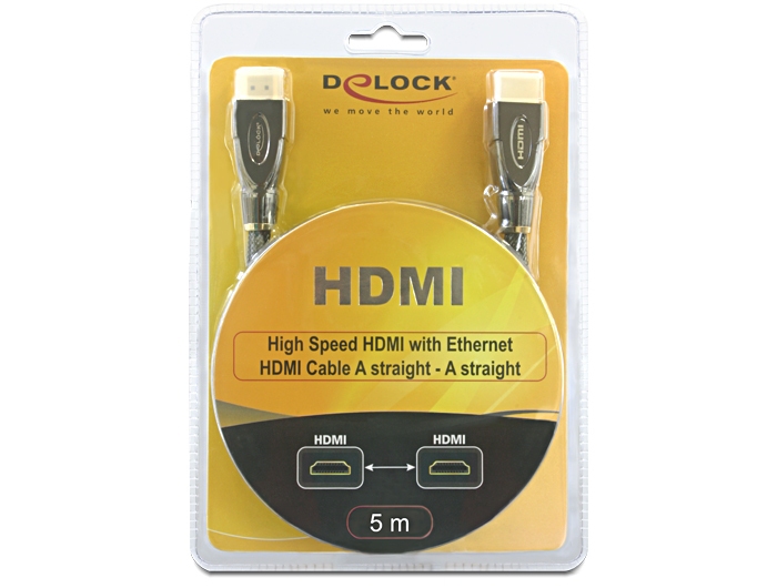 EU Product - HDMI Kabel Ethernet A -> A St/St 5.00m Premium thumbnail