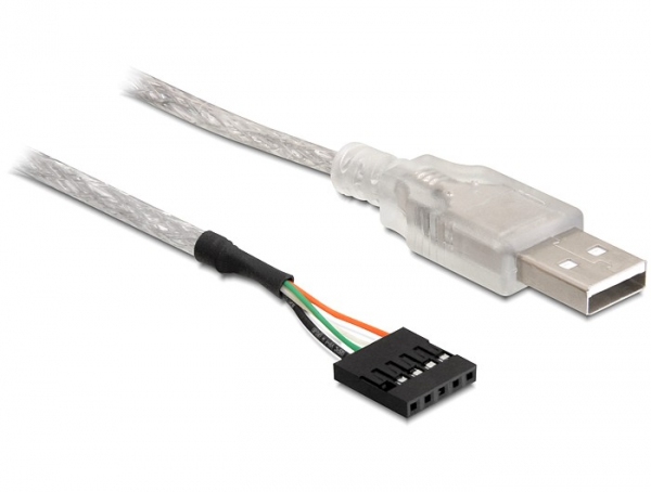 EU Product - USB Kabel Pinheader 5Pin -> A Bu/St 0.70m thumbnail