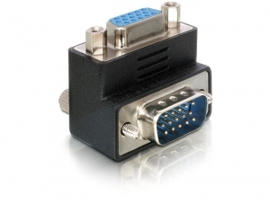 EU Product - VGA Adapter D-Sub15 -> D-Sub15 St/Bu 90� recht thumbnail