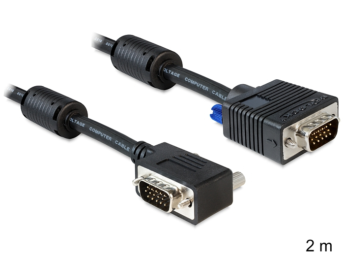 EU Product - VGA-Kabel D-Sub15 -> D-Sub15 St/St 2.00m sw 90 thumbnail
