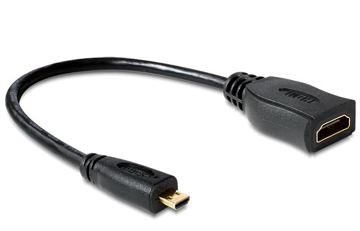 EU Product - HDMI Kabel Ethernet A -> micro D Bu/St 0.20m thumbnail
