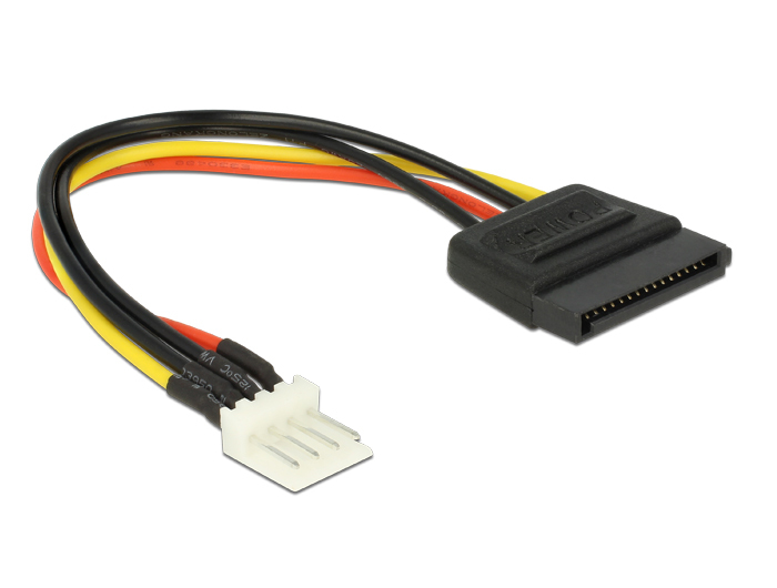 EU Product - Stromkabel SATA 15Pin -> Floppy 4Pin St/St 0.15m thumbnail