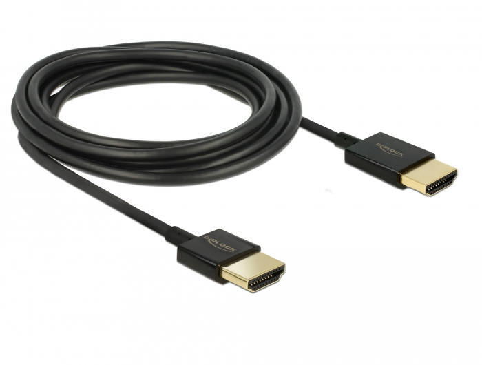 EU Product - High Speed HDMI Cable with Ethernet 3D 4K @ 60Hz, 0.25m thumbnail