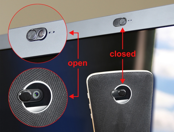 EU Product - Webcamabdeckung f�r Notebook, Tablet, Smartphone 3Stk thumbnail