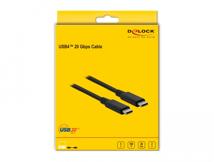 EU Product - USB4 20 Gbps Kabel 2m thumbnail