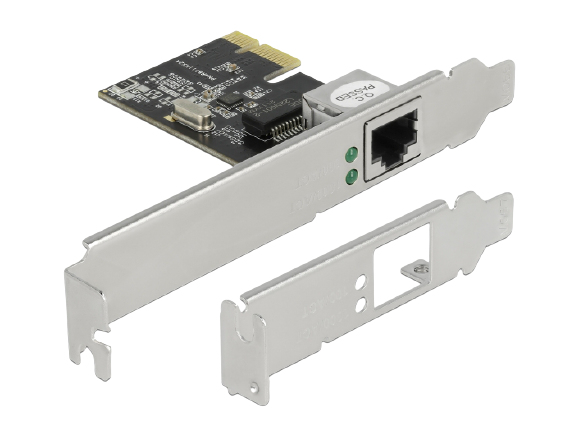 EU Product - PCI Express x1 Karte 1x RJ45 Gigabit LAN RTL8111 thumbnail