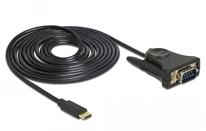 EU Product - Adapter USB Type-C -> Seriell DB9 RS232 thumbnail