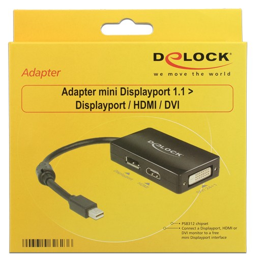 EU Product - Displayport Adapter mini DP -> DP/HDMI/DVI(24+ thumbnail