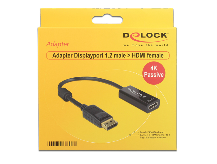 EU Product - Displayport Adapter DP -> HDMI St/Bu 4K Passiv thumbnail