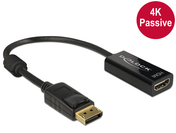 EU Product - Displayport Adapter DP -> HDMI St/Bu 4K Passiv thumbnail