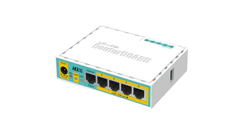 hEX PoE Lite Router - RB750UPr2 (RouterOS L4 UK PSU) thumbnail