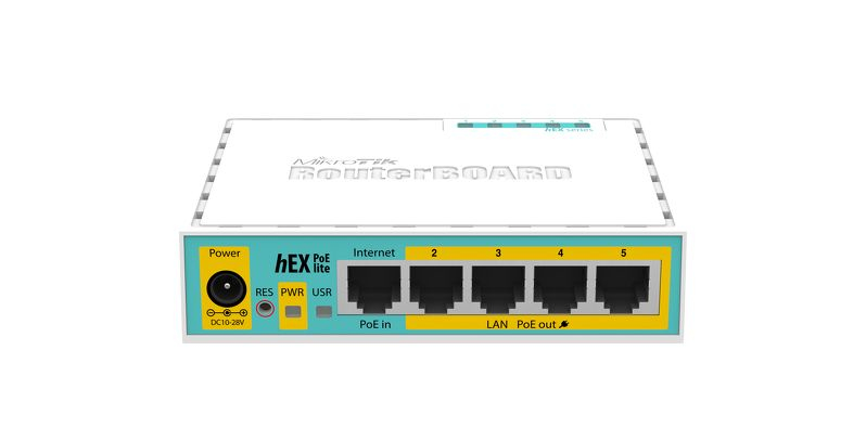 hEX PoE Lite Router - RB750UPr2 (RouterOS L4 UK PSU) thumbnail