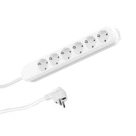 EU Product - Surge protector - 3m - 6 AC outlet(s) - 250 V - 3600 W - White - 3 m - 520 g thumbnail