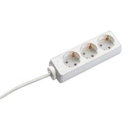 EU Product - Steckdosenleiste 3 fach wei - Power Strip thumbnail