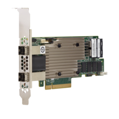 EU Product - BROADCOM - MegaRAID 9480-8i8e - Speichercontroller (RAID) 16 Sender/Kanal SATA 6Gb/s / SAS 12Gb/s / PCIe Low-Profile 1200 MBps RAID 0 1 5 6 10 50 JBOD 60 PCIe 3.1 x8 thumbnail