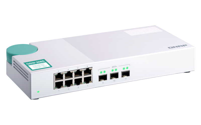 EU Product - QSW-308S - Switch - unmanaged - 3 x 10 Gigabit SFP++ 8 - Switch - Copper Wire thumbnail