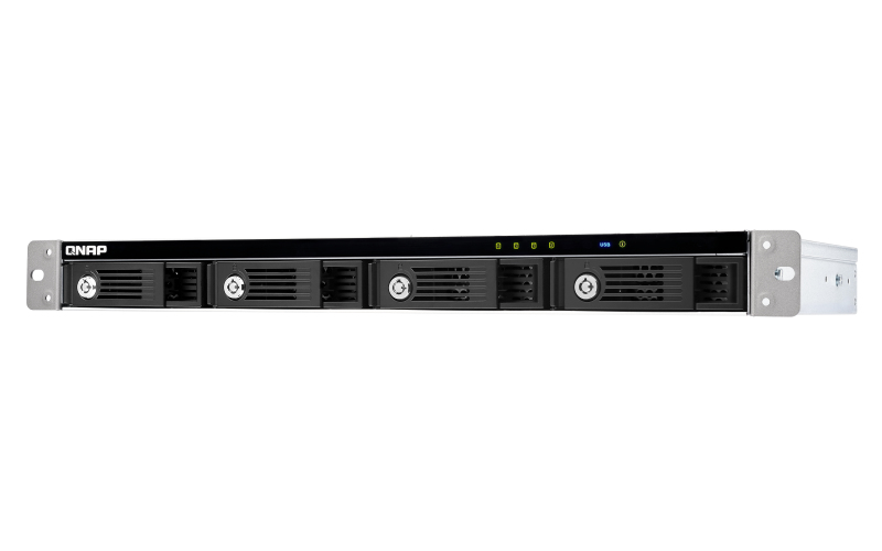 EU Product - - TR-004U - Festplatten-Array - 4 Sch�chte (SATA-300) USB 3.1 Gen 1 (extern) Rack einbauf�hig 1U thumbnail