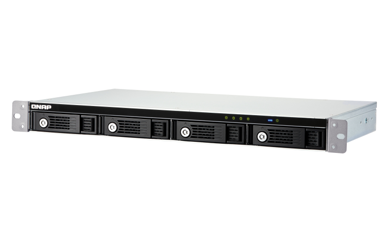 EU Product - - TR-004U - Festplatten-Array - 4 Sch�chte (SATA-300) USB 3.1 Gen 1 (extern) Rack einbauf�hig 1U thumbnail