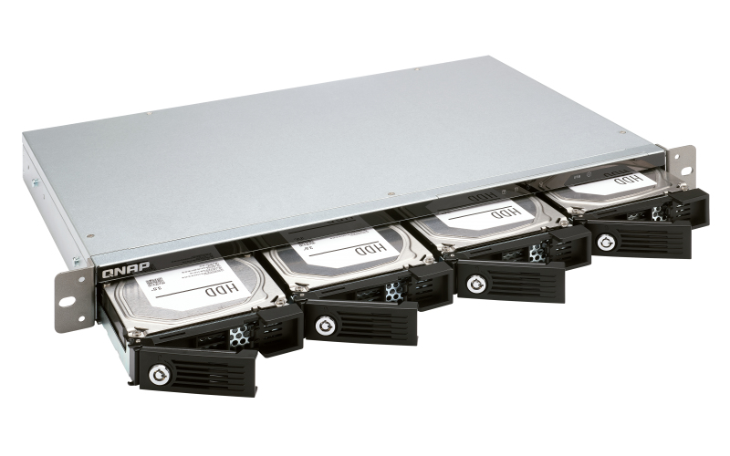 EU Product - - TR-004U - Festplatten-Array - 4 Sch�chte (SATA-300) USB 3.1 Gen 1 (extern) Rack einbauf�hig 1U thumbnail