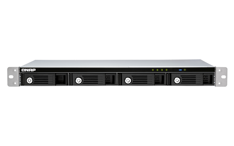 EU Product - - TR-004U - Festplatten-Array - 4 Sch�chte (SATA-300) USB 3.1 Gen 1 (extern) Rack einbauf�hig 1U thumbnail