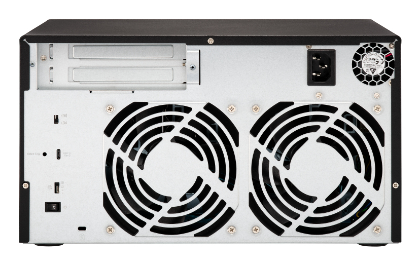 8-bay desktop USB-C 3.1 Gen2 10Gbps JBOD expansion unit  with a 1-meter USB-C to USB-A 3.1 Gen2 cable. thumbnail
