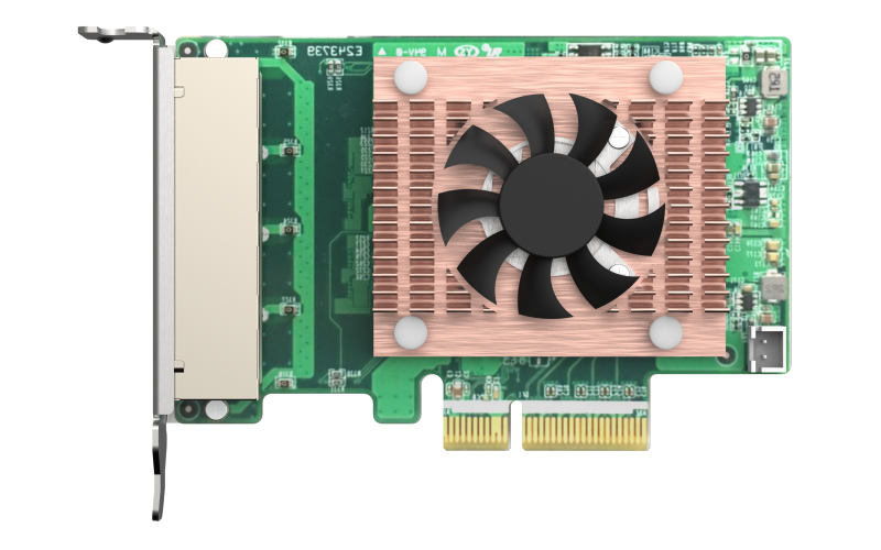 Quad port 2.5GbE 4-speed Network card thumbnail